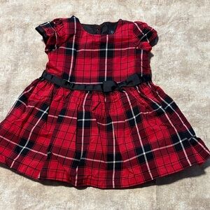 The Children's Place Red and Black Plaid Dress